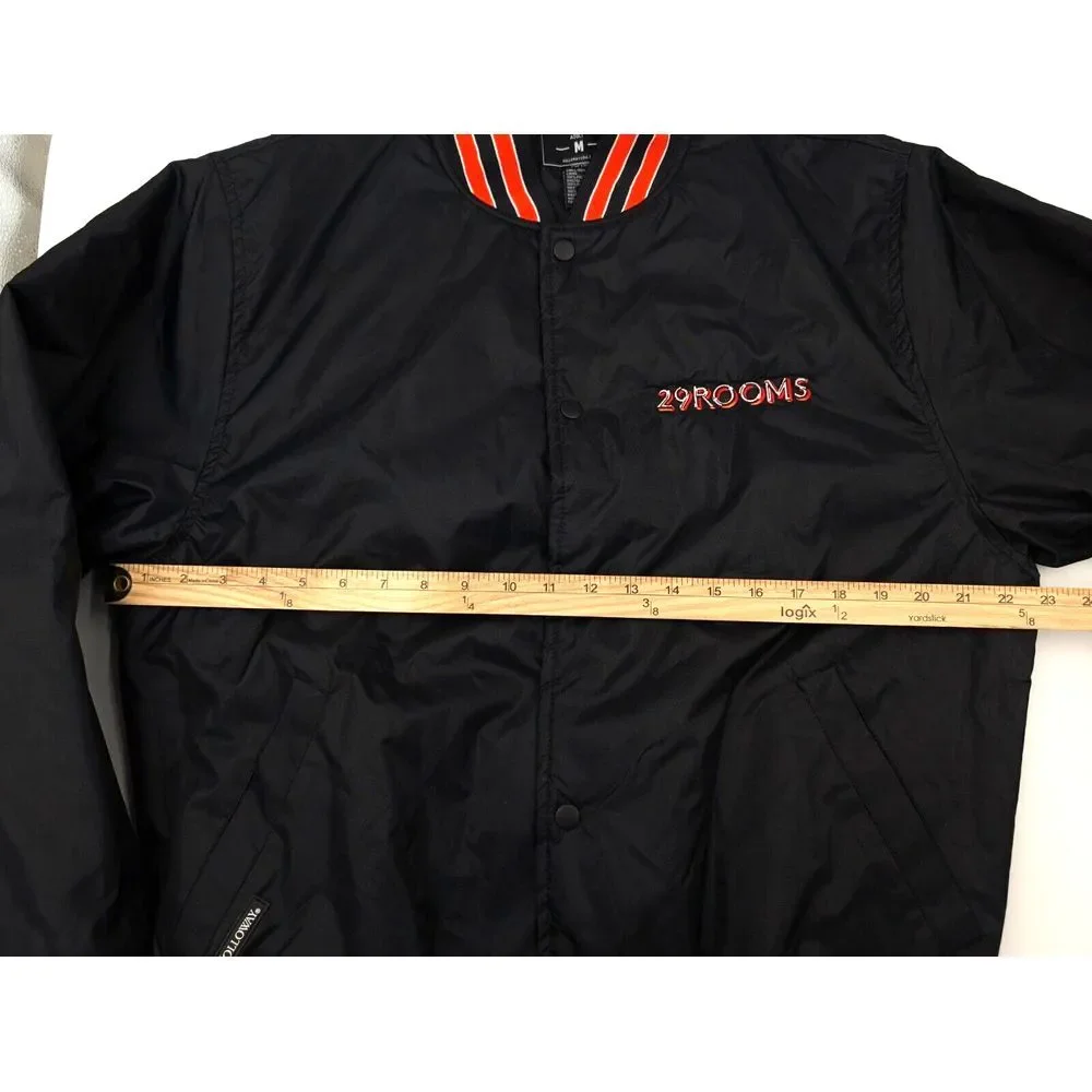 Refinery29 29Rooms Nylon Jacket Men's Women's‎ Adult Size Medium Black R29 VTG